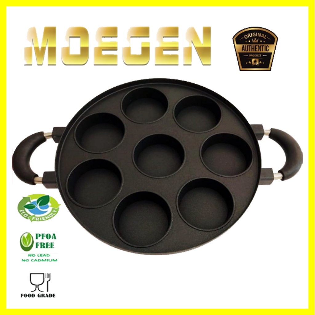 MOEGEN Germany Cetakan Kue Martabak Mini 8 Lubang Teflon Anti Lengket Original