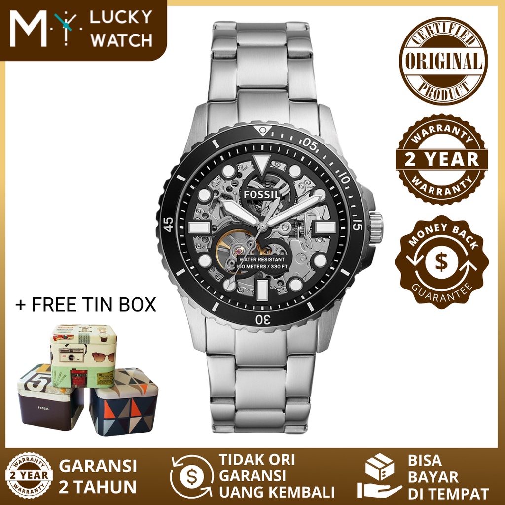 [ Garansi 2 thn ] Jam Tangan Pria Automatic Original ME3190 Smoke Series ME 3190