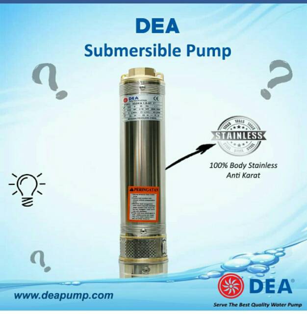 Jual POMPA AIR SUBMERSIBLE DEA 0.25 HP 