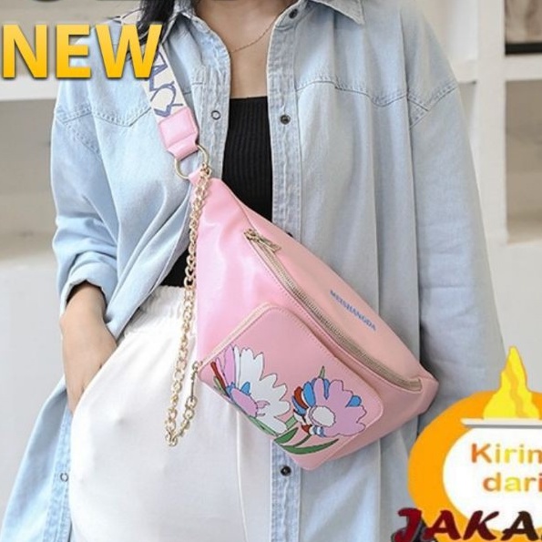 (2PC BISA IKG)GTBI99885550 NEW ARRIVAL  !!! TAS PINGGANG IMPORT PREMIUM TERBARU