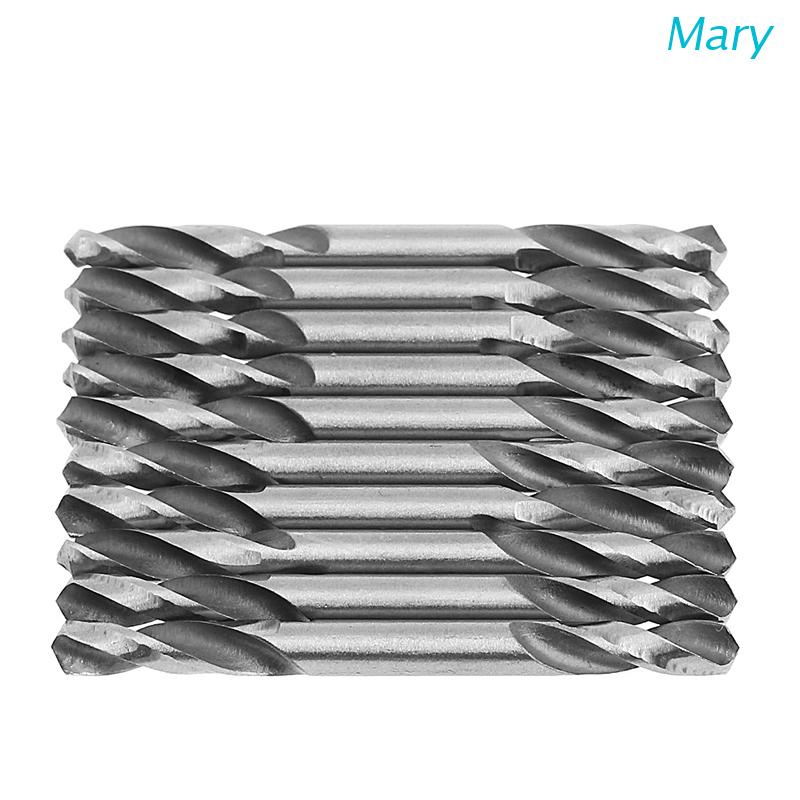 Mary 10Pcs / Set Mata Bor Spiral Torsi HSS 4.2mm