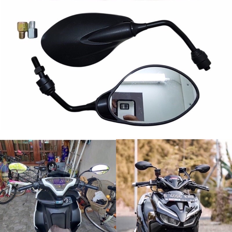 SPION X1 thailand universal untuk motor honda yamaha kawasaki spion x1 universal plus sambungan