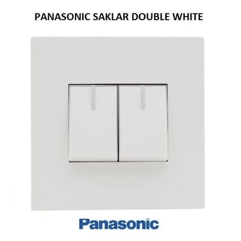 PANASONIC SAKLAR DOUBLE WESJ78029 + MATA SAKLAR WESJ5931 (2)