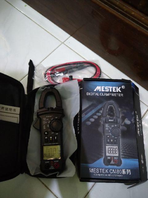 Mestek Profesional True Rms Lcd Digital Clamp Meter Multimeter Ac / Dc Tegangan Ac