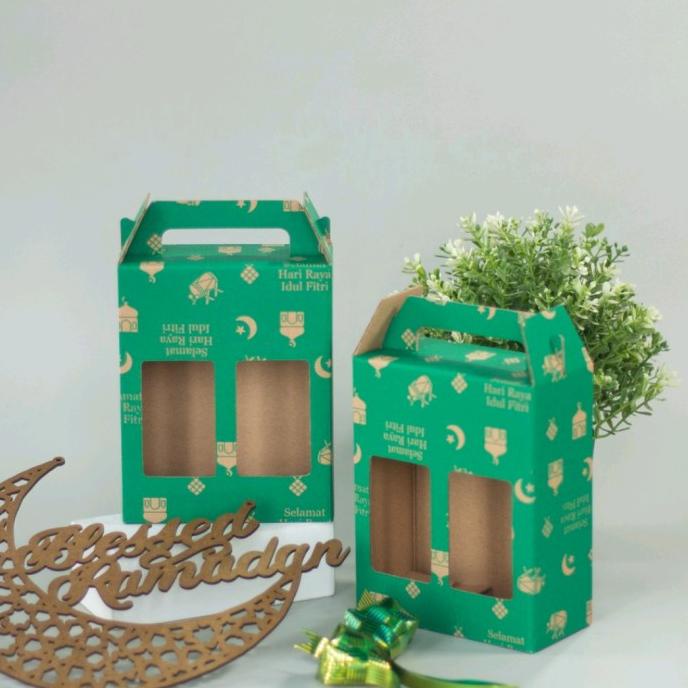 

Kardus Die Cut Tas Jinjing Botol 350ml x 2 Isi 10 Pcs DT-11 bigmadam