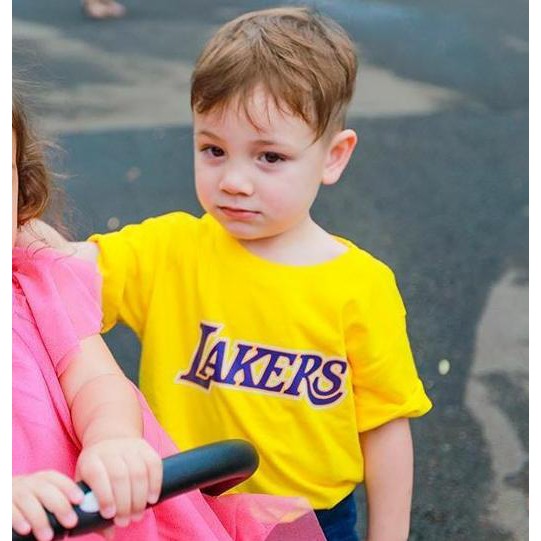 Baju Anak / Kaos Distro DTF Anak Laki Laki dan Perempuan / LAKERS / Unisex / Motif / KIDS