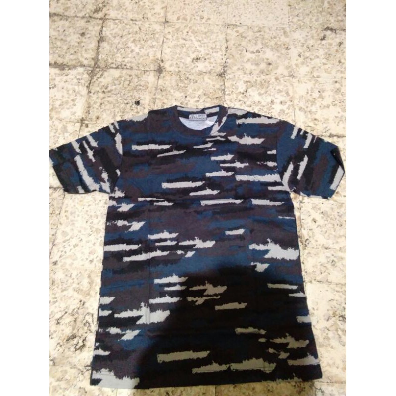 Kaos Loreng Layar TNI AL Asli Jatah  / Kaos loreng TNI