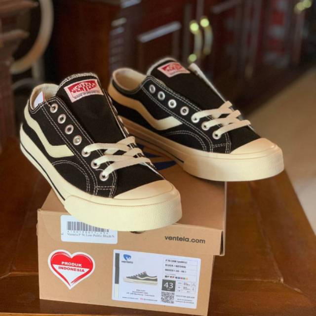 Vantela public low black natural original