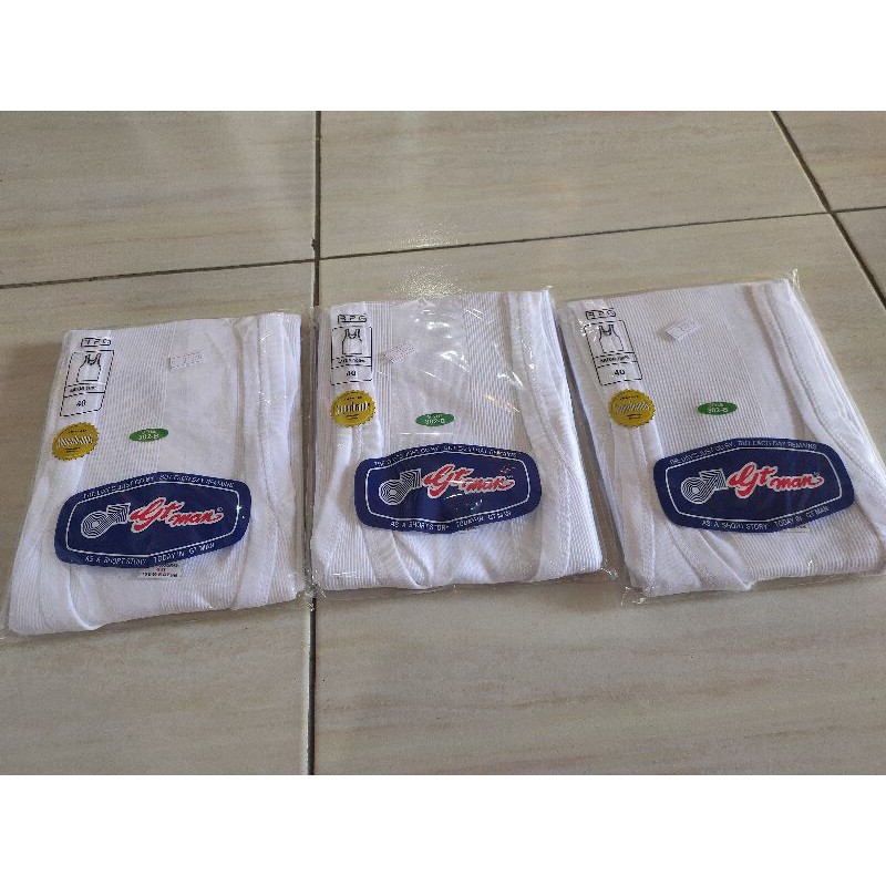 singlet pria GT man / kaos dalam cowok gt man