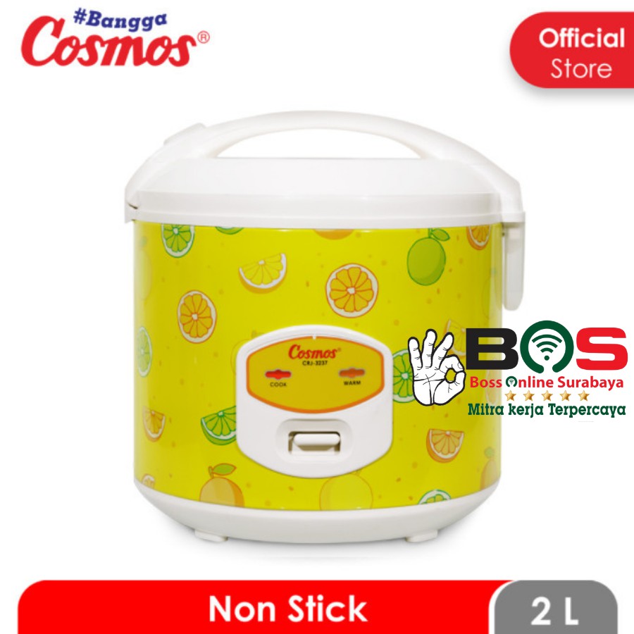 Rice Cooker Magic Com Cosmos Kapasitas 2 Liter CRJ-3237 CRJ 3237 CRJ3237