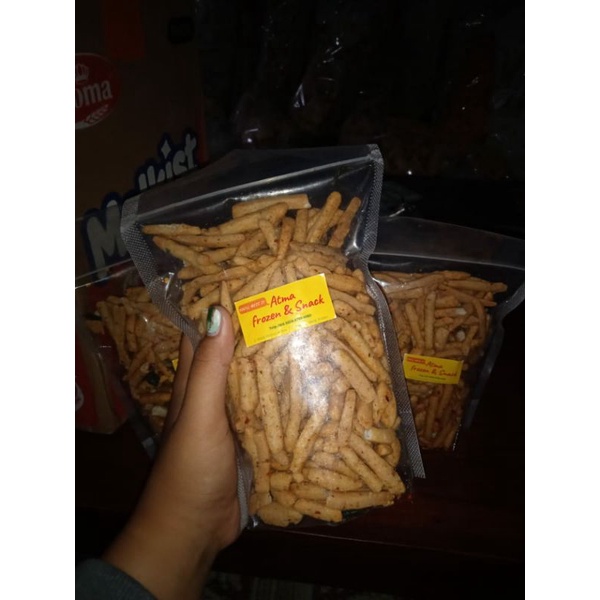 

Makanan ringan BASRENG DAN MAKARONI PEDAS ENAK