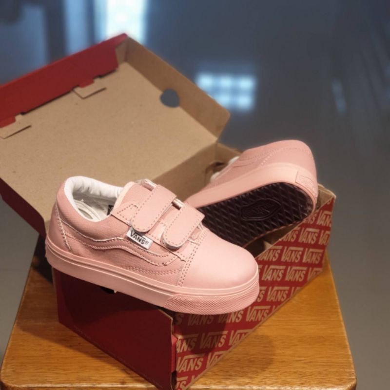 big sale!! sepatu anak perempuan Vans old SKOOL full peach sepatu anak kekinian premium import quality