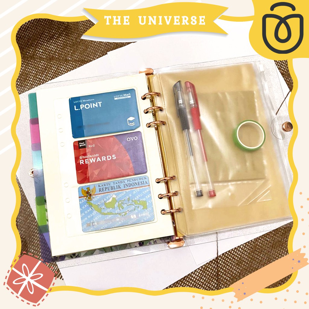 [THE UNIVERSE] Ziplock Binder A5 A6 Cardbag Photocard Binder - ST010