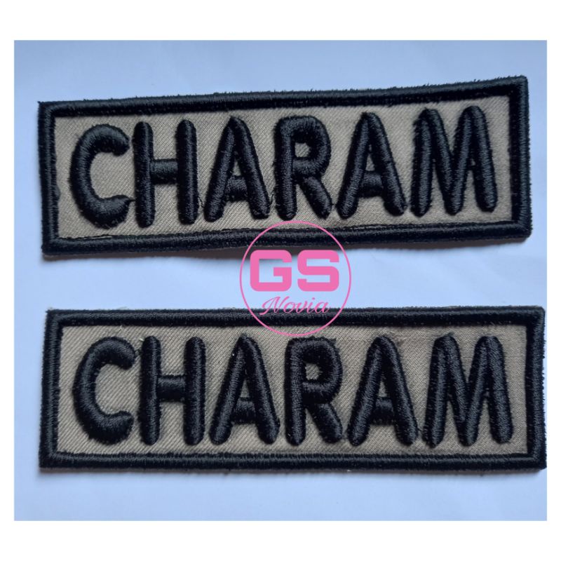 

Papan Nama Polisi 3D / Name Tag Bordir Timbul