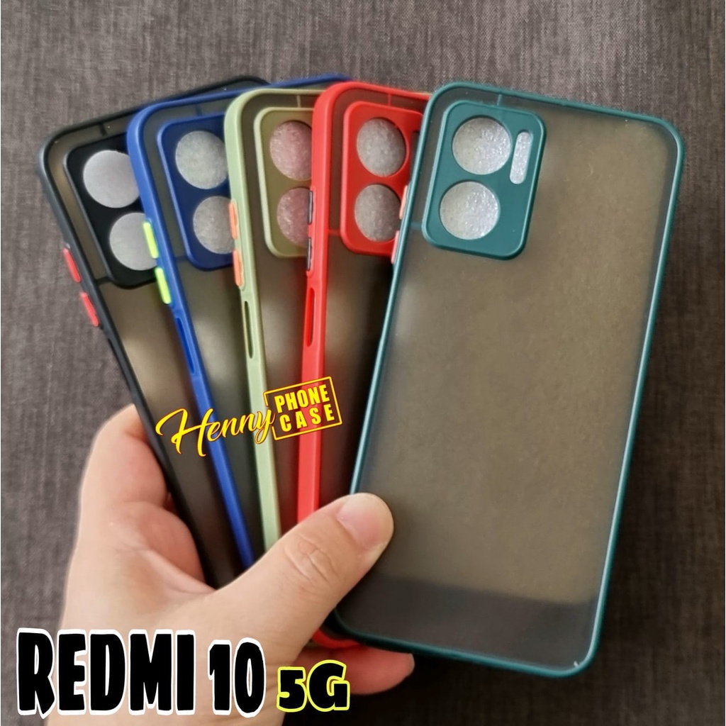 XIAOMI REDMI 10 5G | REDMI 10 Case Dove Matte Mychoice Transparan Slim Fuze Macaron Case AERO