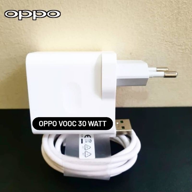 Charger Casan OPPO RENO 4 Super VOOC 30 WATT Original