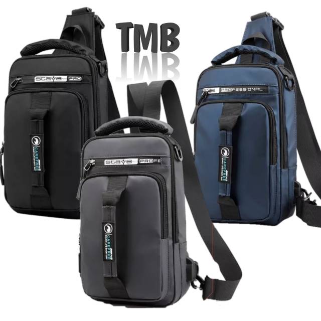 Tas Selempang Pria Keren Multifungsi Waistbag  Charge Fashion Slempang TS702