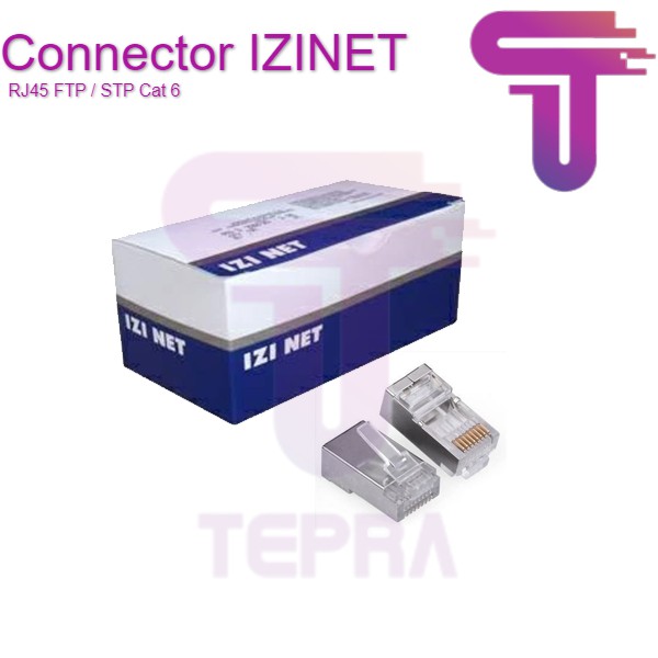 Connector IZINET RJ45 FTP / STP Cat 6 Original