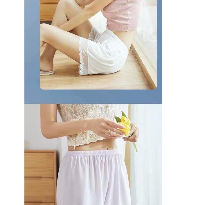 (MURAH) HOHO_HWANG (C-125) Celana Pendek Wanita/short pants Bahan katun nilon seamless Satin