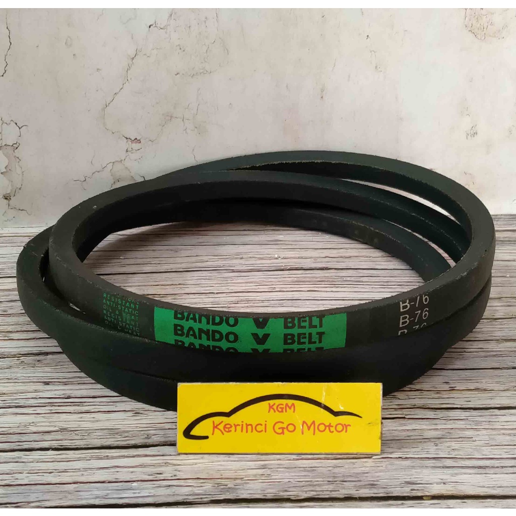 BANDO VAN BELT B-76 V BELT TALI KIPAS B76 FAN BELT VANBELT POLOS B-76