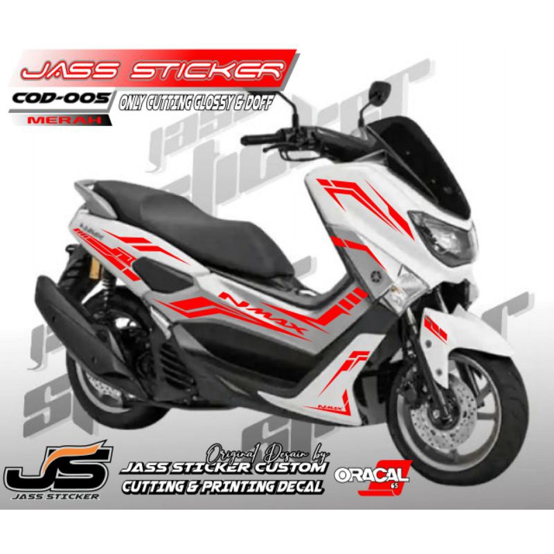 (COD) STICKER CUTTING NMAX 2019 / STIKER STRIPING NMAX / STRIPING VARIASI NMAX/ AKSESORIS MOTOR NMAX