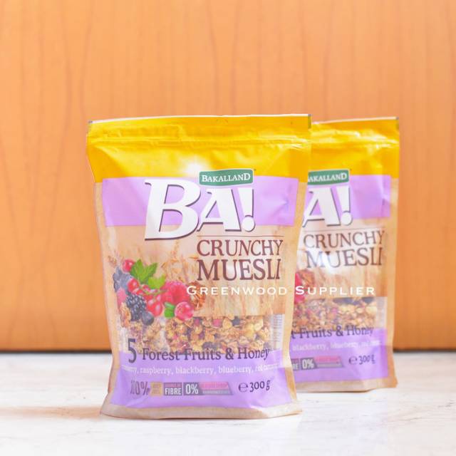 

Bakalland - Crunchy Muesli 5 Forest Fruits & Honey