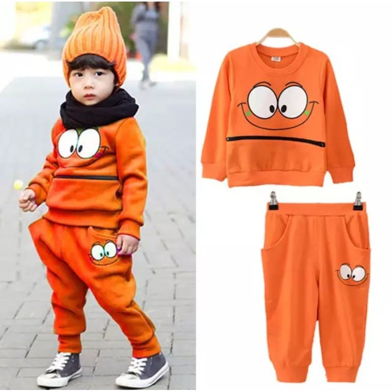 SETELAN SWETER GAJAH TERBARU 12BULAN - 5TAHUN