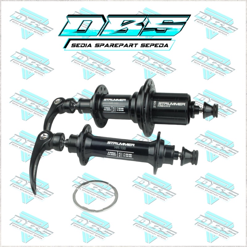 HUB FREEHUB STRUMMER HR-100 20-24HOLE 6 PAWL QR F100 R130