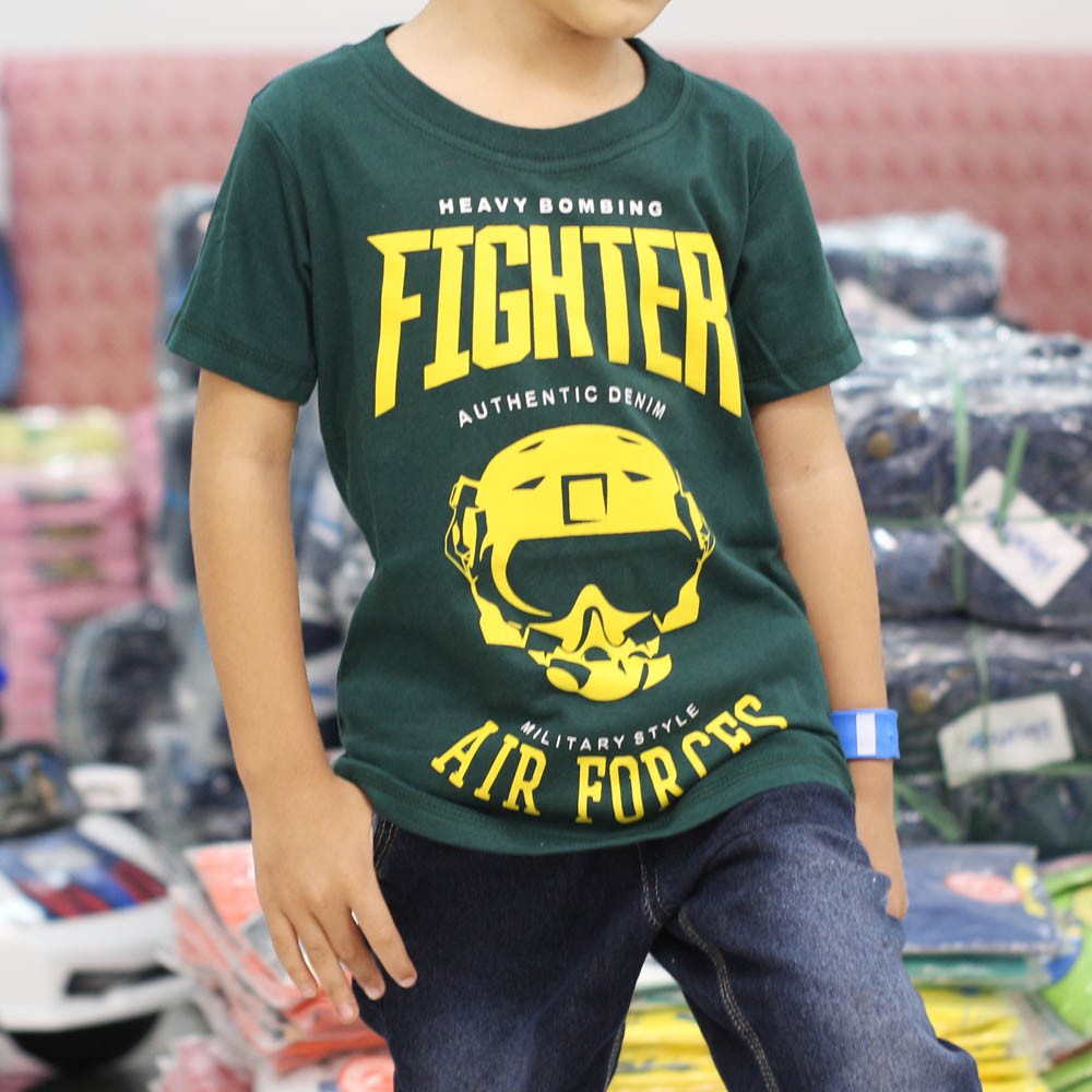  KAOS  ARMY  PESAWAT TERBANG ANAK  KAOS  PILOT FIGHTER AIR 