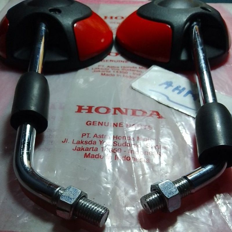 original spion kaca miror set kanan kiri honda scoopy k93 merah new scoopy esp k2f 2021