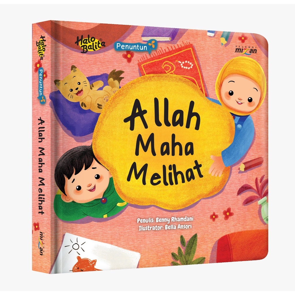 [Mizan] Halo Balita Seri Penuntun : Allah Maha Melihat (Boardbook)