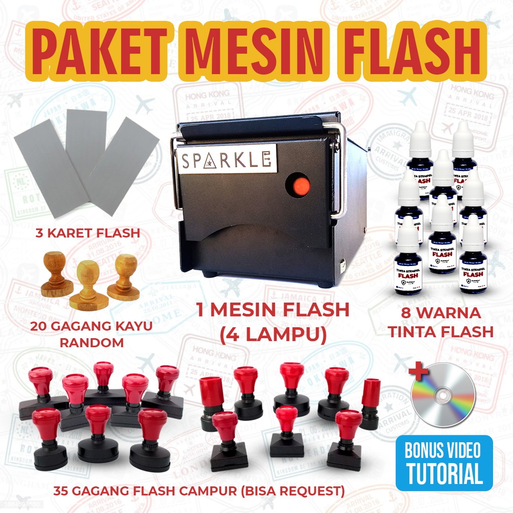 

Paket Usaha Mesin Stempel Flash - Bahan Stempel Malang