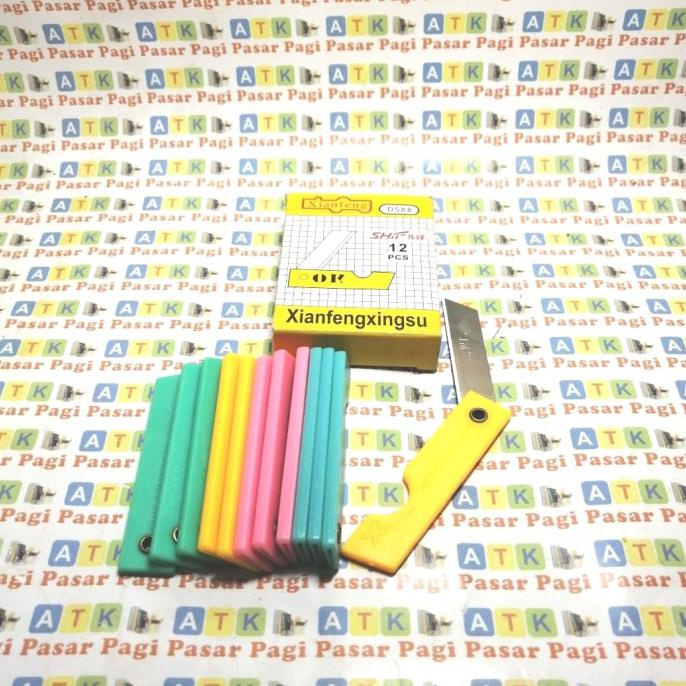 

Produk Lipat Pisau Cutter 12 Pcs Limited
