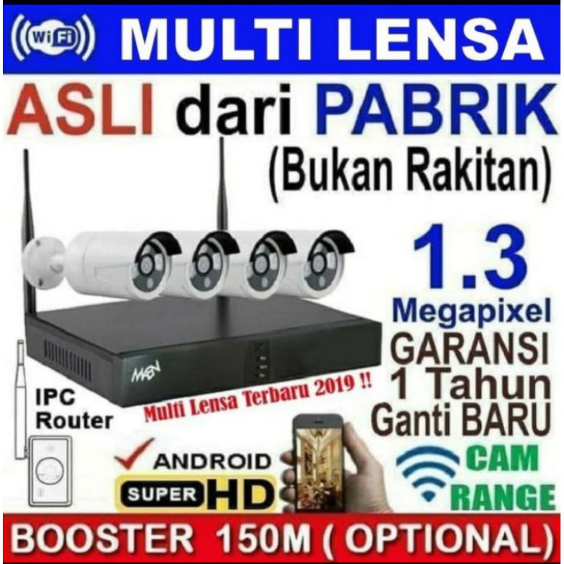 CCTV WIFI / PAKET CCTV / WIRELESS IP CAMERA SUPER FULL HD