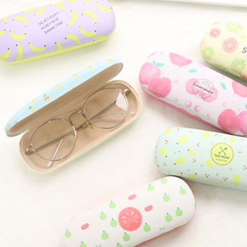 kotak kacamata motif kartun buah fruit glasses case (3F2)&amp;(3G2) jgl082