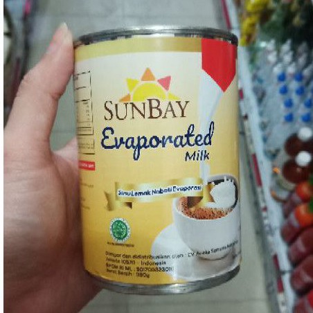 

SUNBAY Evaporated Milk - Susu Lemak Nabati Evaporasi 380gr