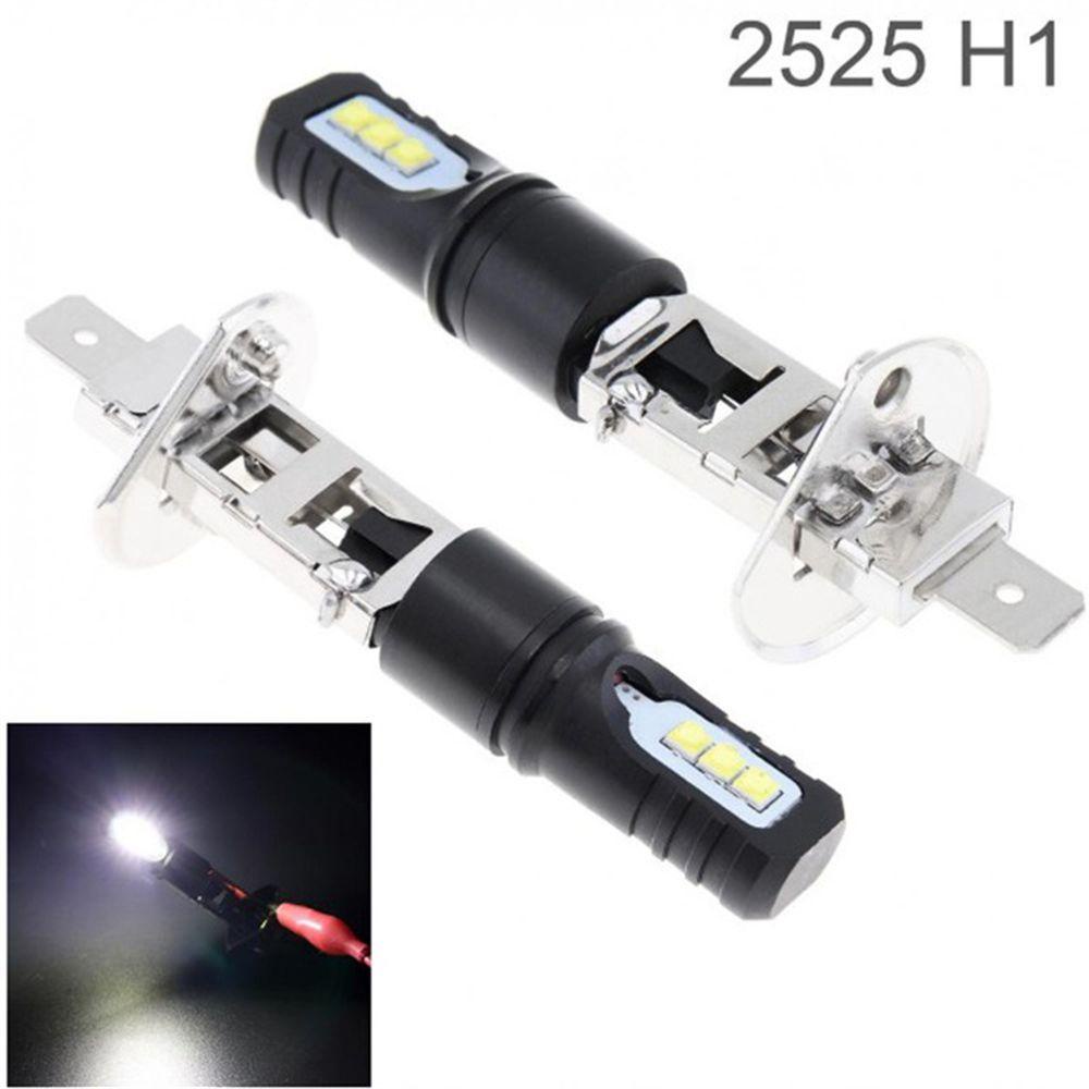 Preva 2Pcs/Set Lampu Kabut Mobil Putih Terang Hi/Low Kit Beam Super H1 LED Sein DRL