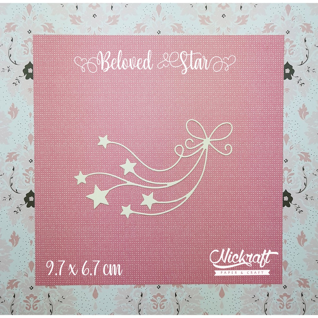 

BELOVED STAR - Bahan Hiasan Scrapbook Bintang