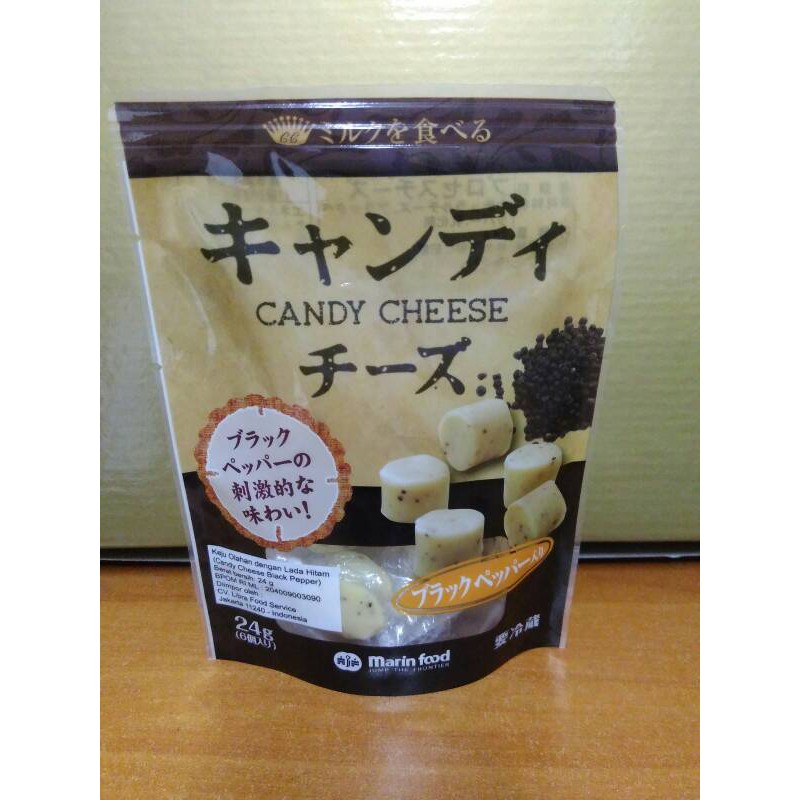 

Marin Food Candy Cheese Black Pepper/Permen Keju Import