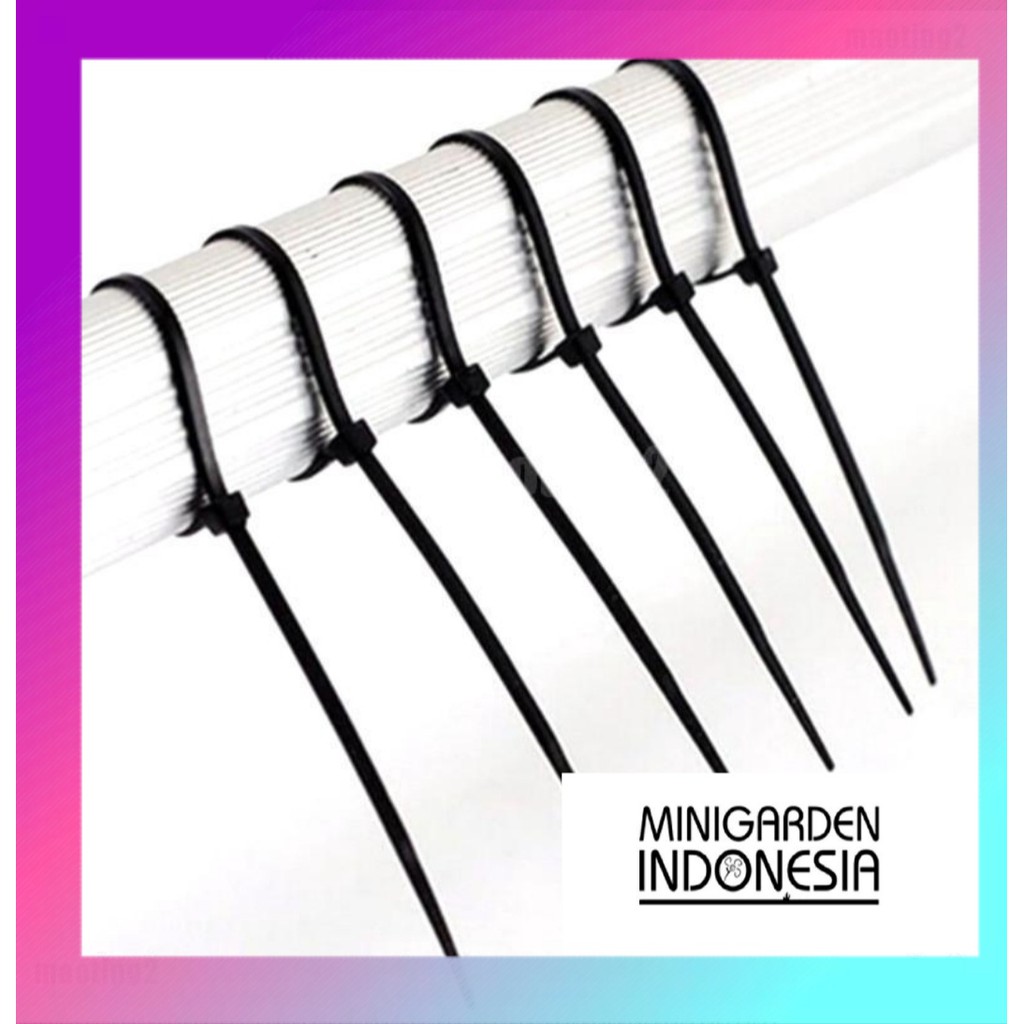 ECER CABLE TIES 10CM 15CM 20CM 25CM cabel tis tali serut pengikat plastik tali krek