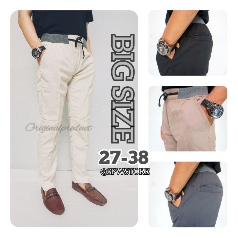 [TERLARIS] CELANA PANJANG PRIA UKURAN 27-38 PREMIUM QUALITY CHINOS SLIMFIT COWOK SKINNY POLOS COWOK