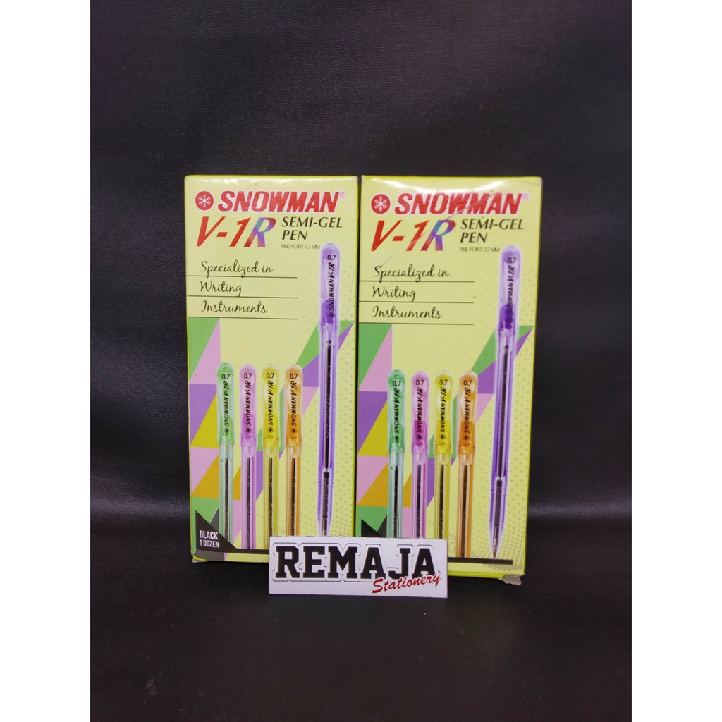 

Bolpoin Snowman V-1R 0,7mm / pack 12pcs