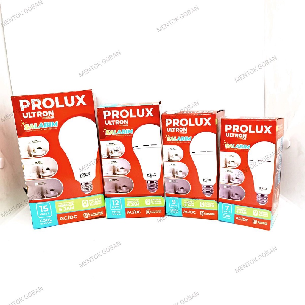 Lampu magic / lampu LED emergency prolux ultron salabim