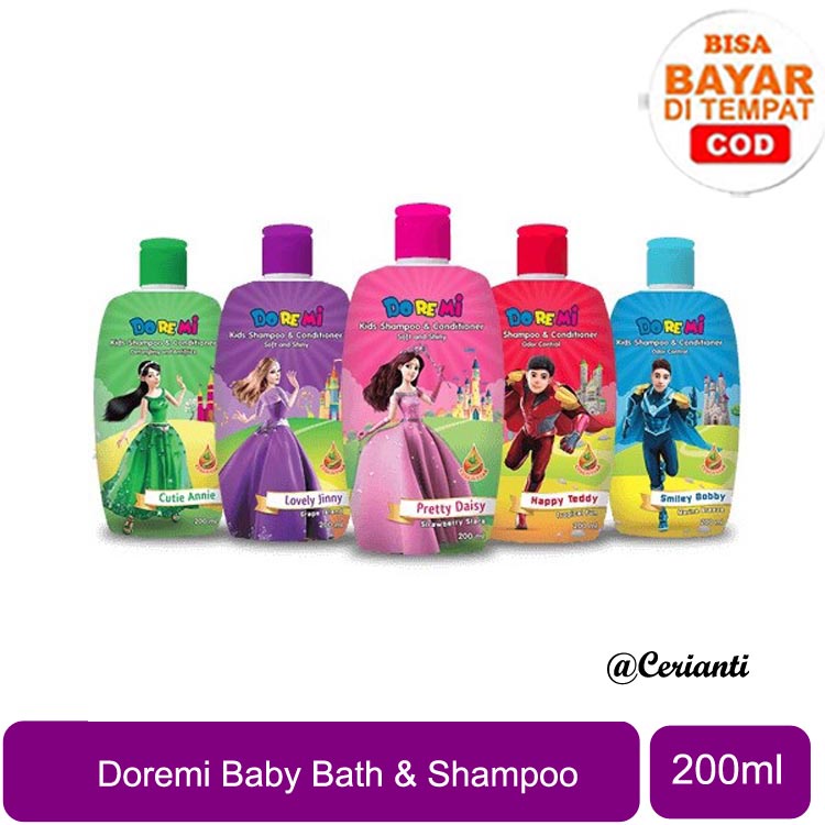 [200ML] [BPOM] DOREMI KIDS SHAMPOO SHAMPO &amp; CONDITIONER 200ML Shampo Anak