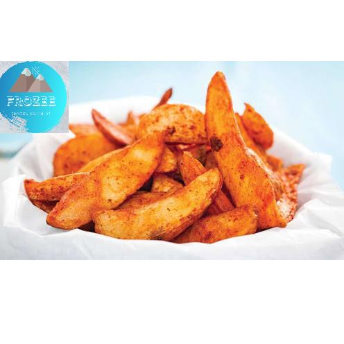 

Kentang Goreng Wedges Seasoning / Potato Wedges / French Fries 1 KG TERGOKIL