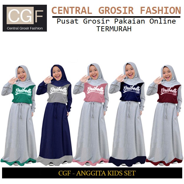 Anggita Set Kids - Central Grosir Fashion (CGF) - Usia 7 thn - 10 thn - Matt Baby Terri