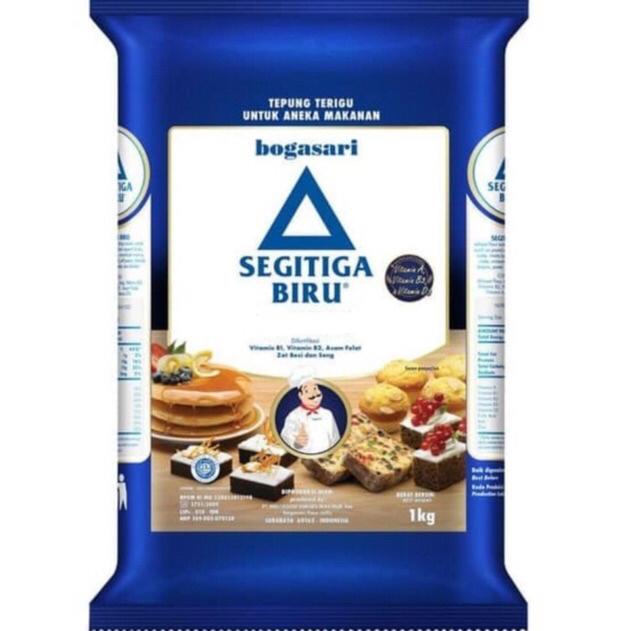 Tepung Terigu Bogasari  Segitiga Biru Premium 1 kg 1kg 