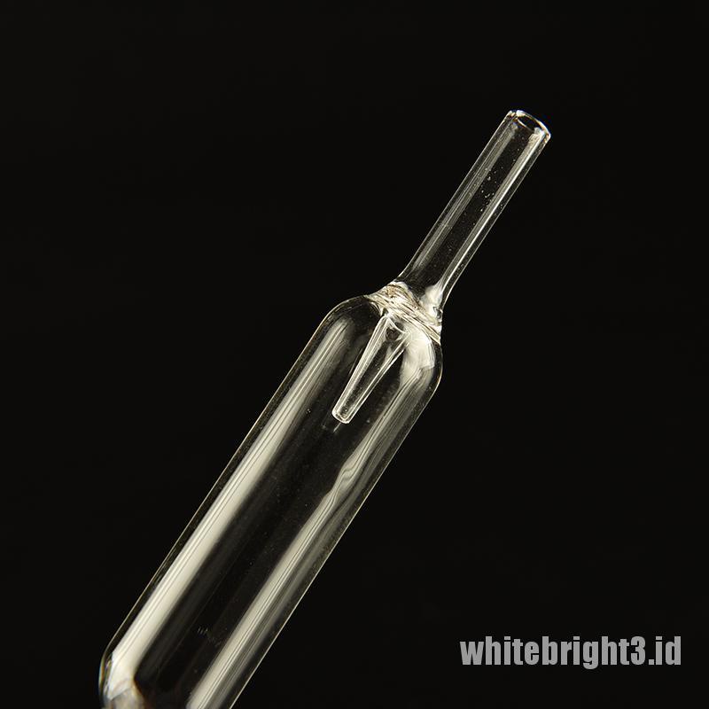 ❤White3 Warna Putih❤ Penghitung Gelembung CO2 Akuarium Ikan Hidup Nano Planted Bahan Kaca