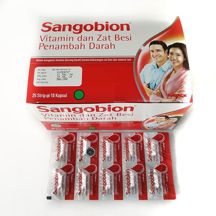 Jual Sangobion Box Isi 25 Strip | Shopee Indonesia