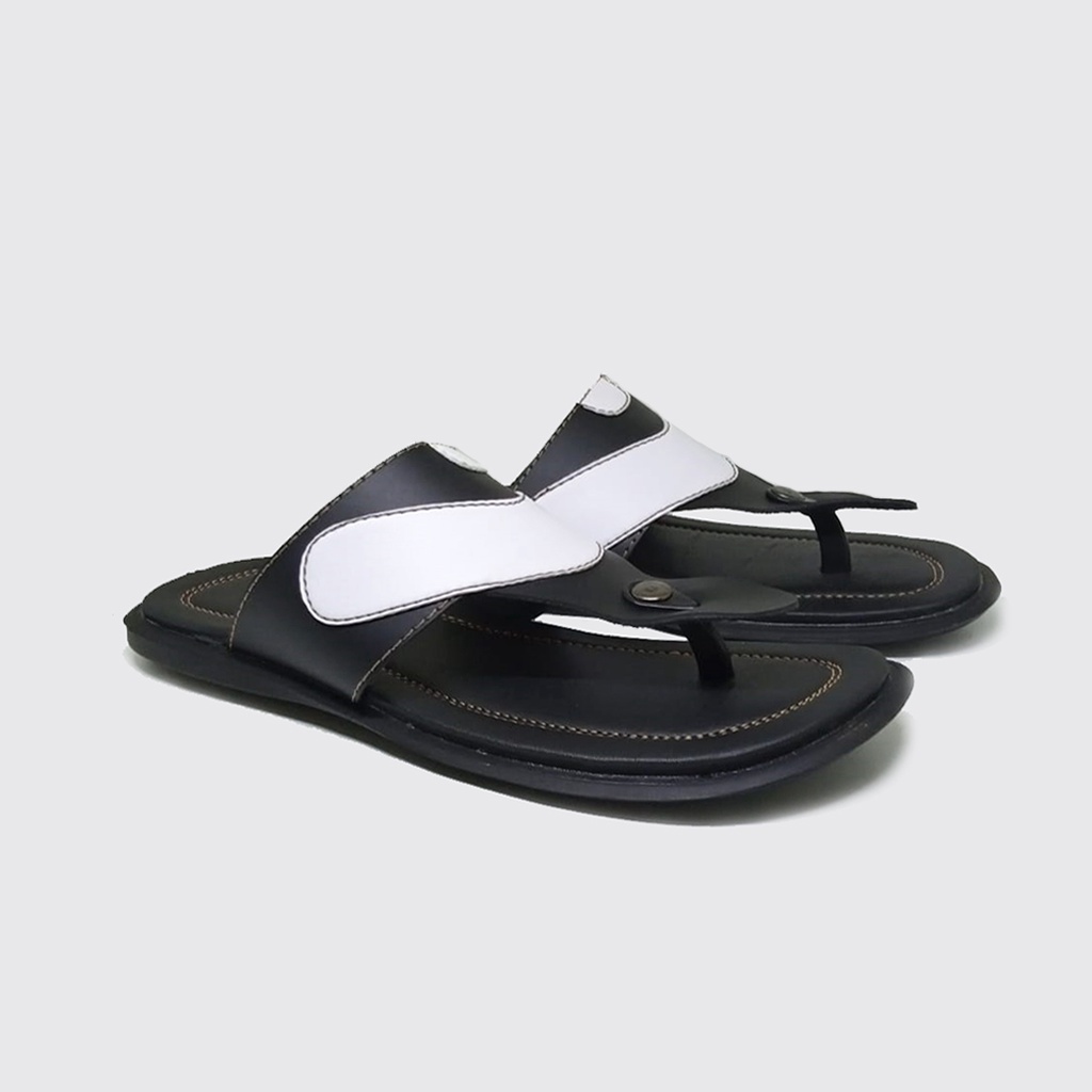 Sandal Kulit Asli Ukuran Jumbo Big Size 44 45 46 47 48 | Sandal Pria Ukuran Kaki Besar dan Lebar - Mzio J15 Series